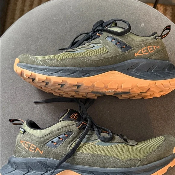 KEEN Hightrail Waterproof Mens 7 Hiking Shoes Forest Night/Dark Olive Outdoor - Picture 10 of 11